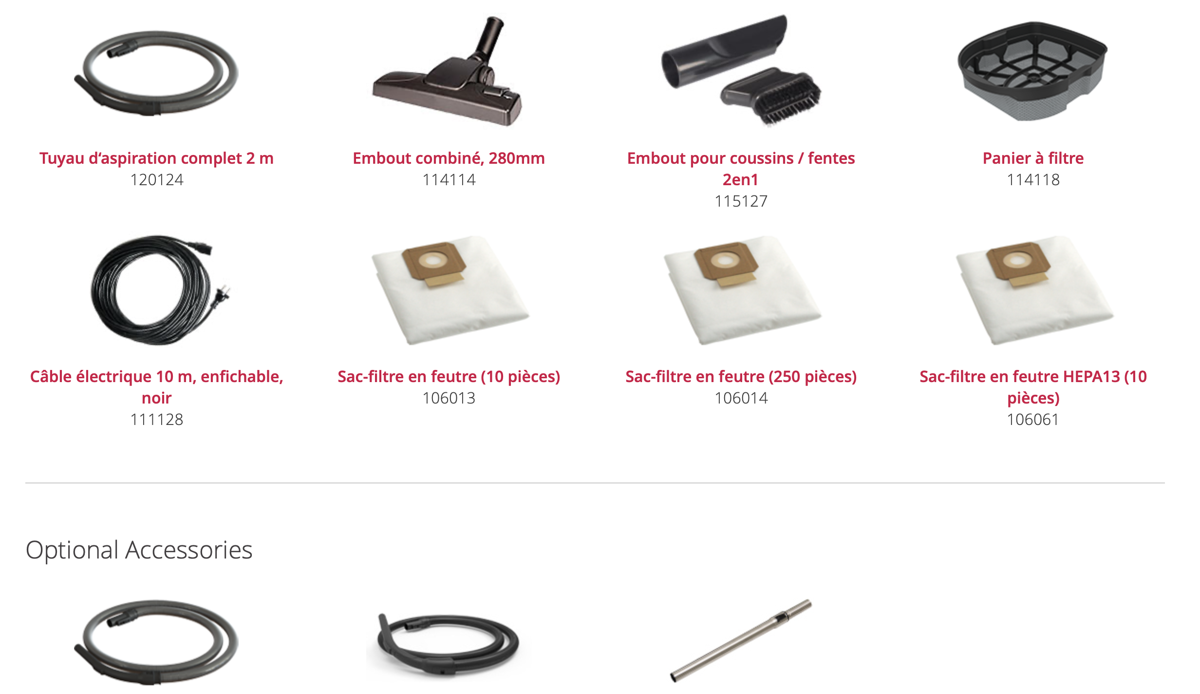 Accessoires standards Sprint’s Floory Zero